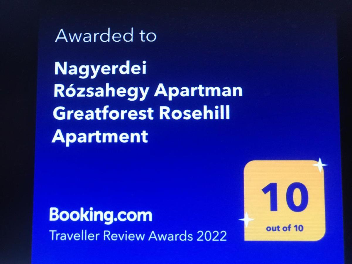 Greatforest Rosehill 1 Apartman Debrecen Esterno foto